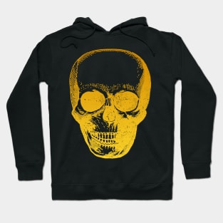 Fingerprint golden Skull Hoodie